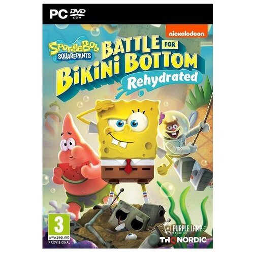 Игра PS4 SpongeBob SquarePants Battle For Bikini Bottom Rehydrated Губка Боб Квадратные Штаны: Битва за Бикини Боттом (PlayStation 4, Русские субтитры)
