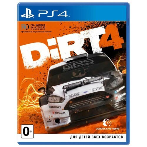 Игра DiRT 4 (PlayStation 4, Английская версия)