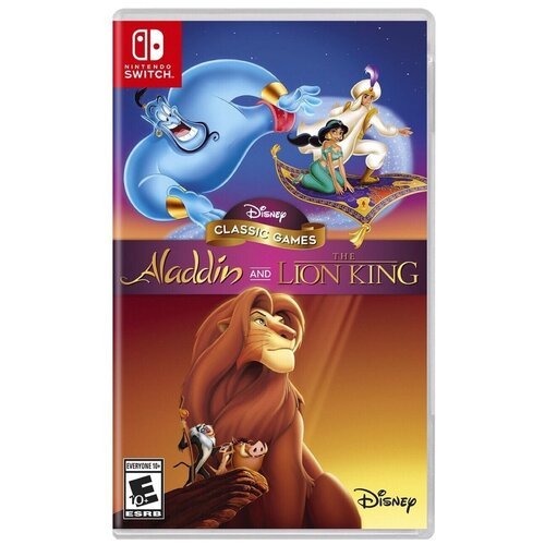 Игра Disney Classic Games: Aladdin and The Lion King для Nintendo Switch, картридж