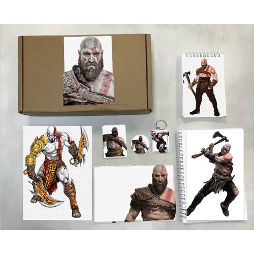 Бокс God of War №11, товары с нашими рандомными картинками