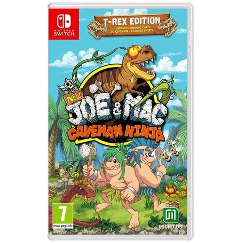 New Joe and Mac: Caveman Ninja - T-Rex Edition [Nintendo Switch, русская версия]