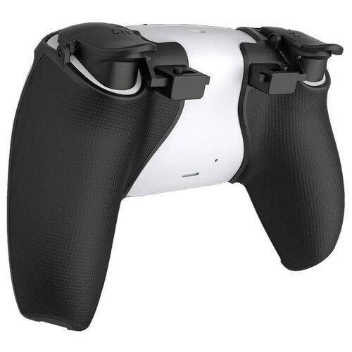 Силиконовый чехол для геймпада Playstation DualSense + накладки на курки (триггеры) GT (IX-PS010) Черный (PS5)