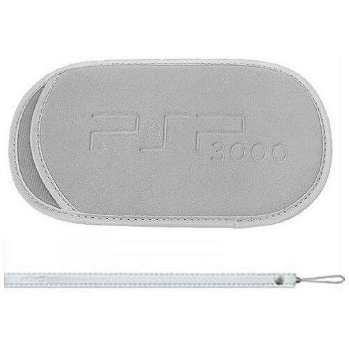 Мягкий чехол + ремешок Серый для Sony PSP-1000/2000/3000 (PSP)