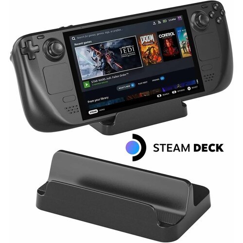 Подставка держатель для Steam Deck, Nintendo Switch черная