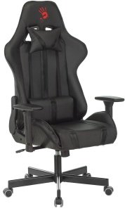 Игровое кресло A4Tech Bloody GC-600 черный эко.кожа крестов. металл. вес - до 150 кг