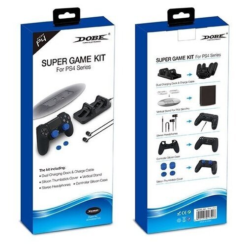 Набор аксессуаров 5 в 1 Super Game Kit DOBE (TP4-1751) (PS4 Slim/Pro)