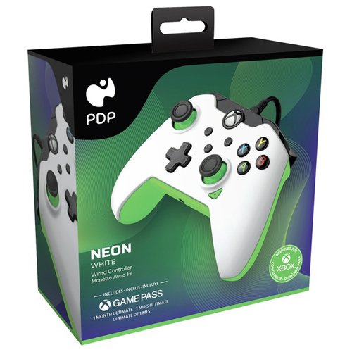 Pdp Neon White Wired Controller – Xbox One/Series X