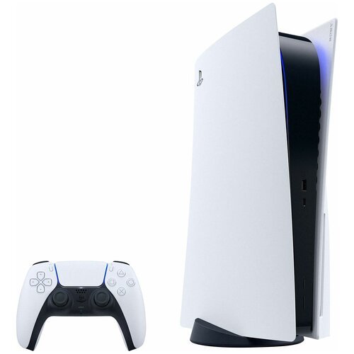 Игровая приставка Sony PlayStation 5, с дисководом, 825 ГБ SSD, Gran Turismo 7, белый