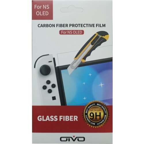 Защитное стекло Oivo Carbon Fiber Glass для Nintendo Switch OLED (IV-SW162)