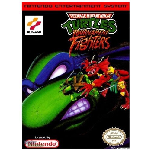 Картридж TMNT Teenage Mutant Ninja Turtles (Черепашки Ниндзя) Tournament Fighters (8 bit) английский язык