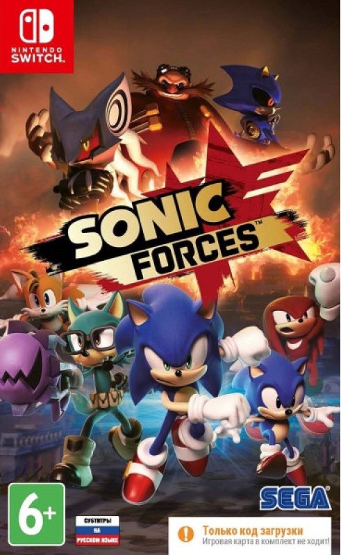 Sonic Forces. Код загрузки, без картриджа [Switch]