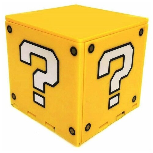 Кейс для хранения картриджей Super Mario Question Block (NSW-038Uкуб) Желтый (Switch)