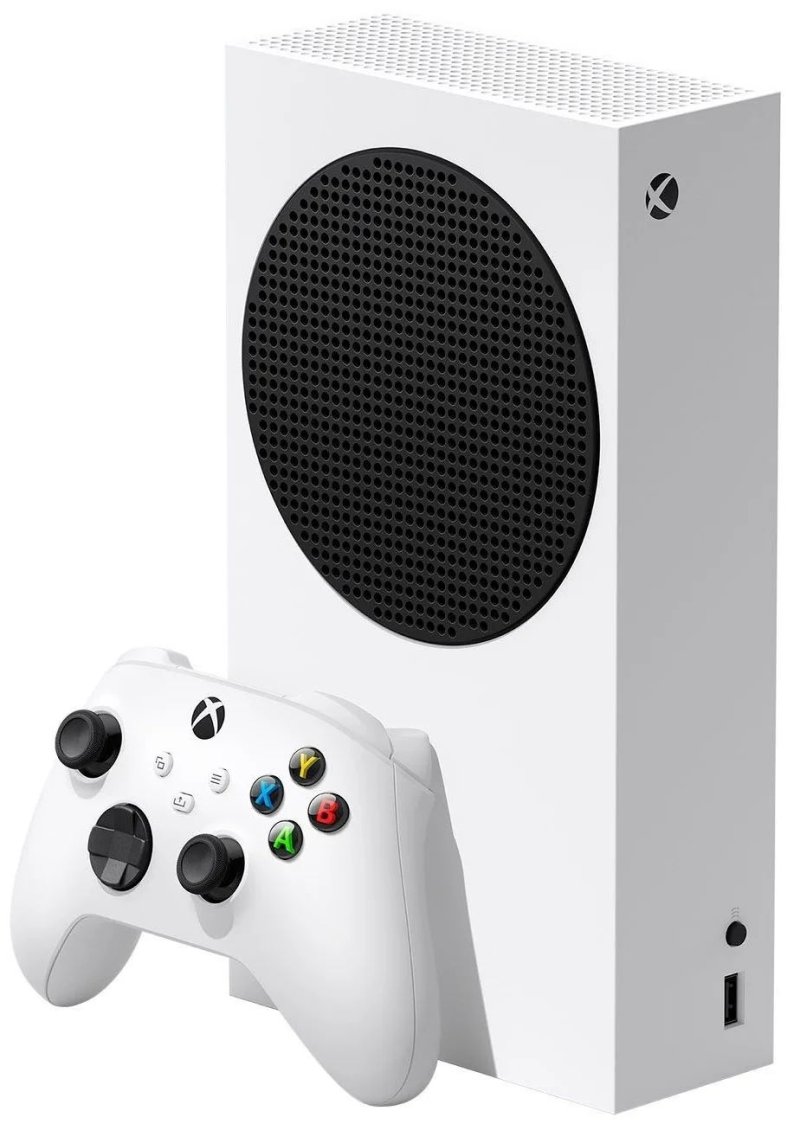 Игровая приставка Microsoft Xbox Series S 512 ГБ SSD белый/черный