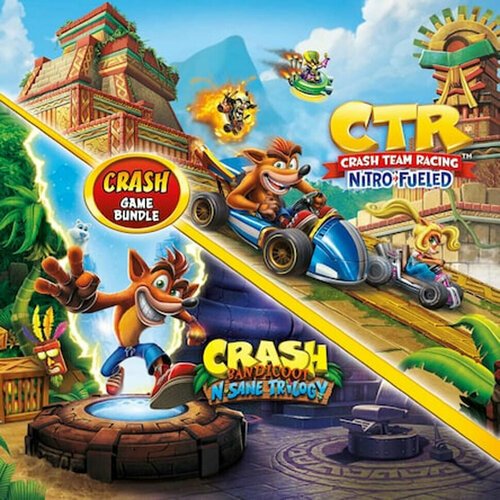 Игра Crash Bandicoot - N. Sane Trilogy + CTR Nitro-Fueled Xbox One, Xbox Series S, Xbox Series X цифровой ключ