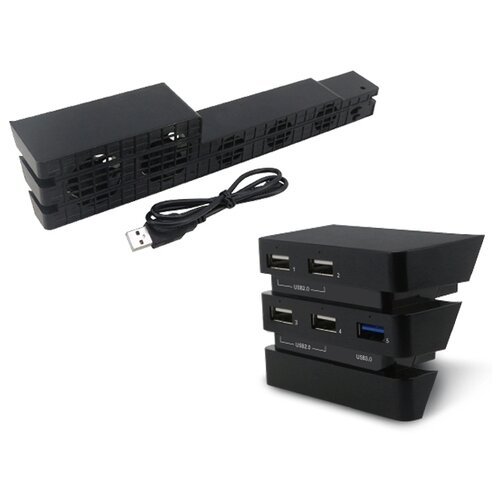 Кулер охлаждающий + USB Hub Dobe Cooling Fan & Hub Kit для PlayStation 4 Pro (TP4-894)