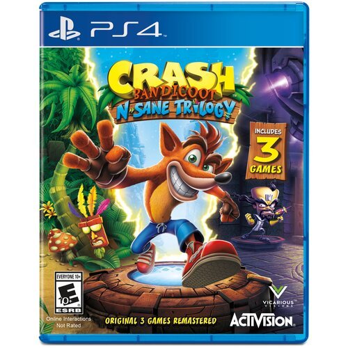 Игра Crash Bandicoot Trilogy PS4