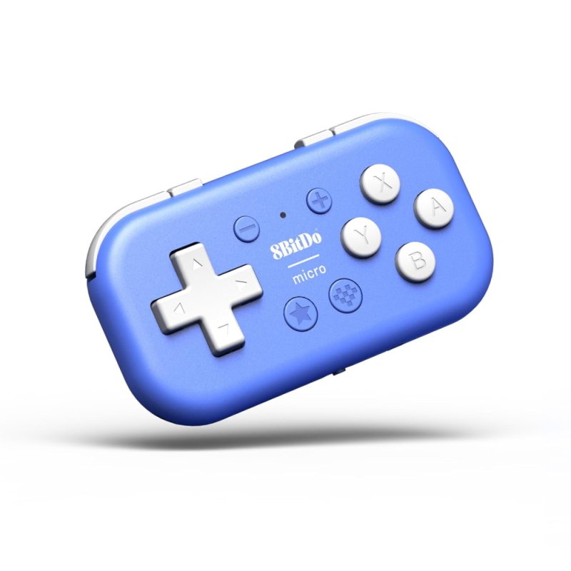 Беспроводной геймпад 8BitDo Micro Bluetooth, голубой