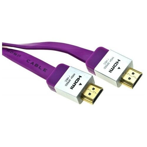 Кабель Sony HDMI 2.0 метра (поддержка 3D) Фиолетовый PC/PS3/PS4/Switch/Wii U/Xbox 360/Xbox One