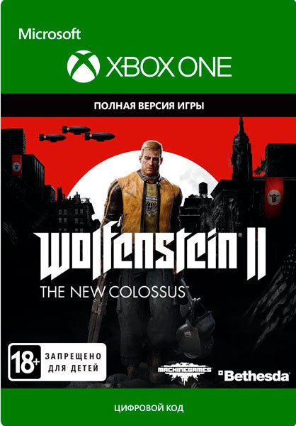 Wolfenstein II: The New Colossus [Xbox One, Цифровая версия] (Цифровая версия)