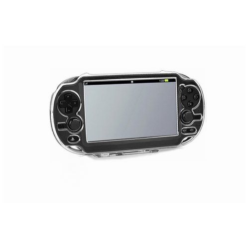 Противоударный чехол-корпус-бокс MyPads для портативной игровой приставки PSP 1000 прозрачный