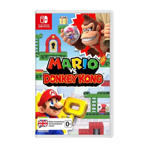 Игра для Nintendo Switch: Mario vs. Donkey Kong Стандартное издание, английский язык