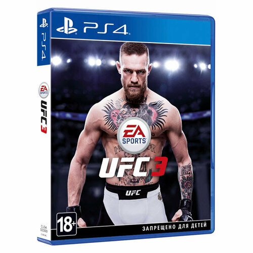 Видеоигра UFC 3 PS4/PS4 Издание на дисе, русский язык.