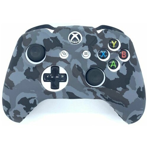 Защитный силиконовый чехол Controller Silicon Case для геймпада Microsoft Xbox Wireless Controller Camouflage Grey (Серый Камуфляж) (Xbox One)