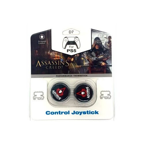 Насадки на стики для беспроводного контроллера Sony DualSense (высокие) FPS Assassins Creed (PlayStation 5)