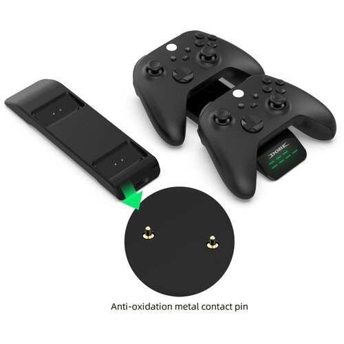 Зарядная станция DOBE для 2-х контроллеров Xbox Series S/X, 2 аккумулятора, с индикаторами, TYX-0606