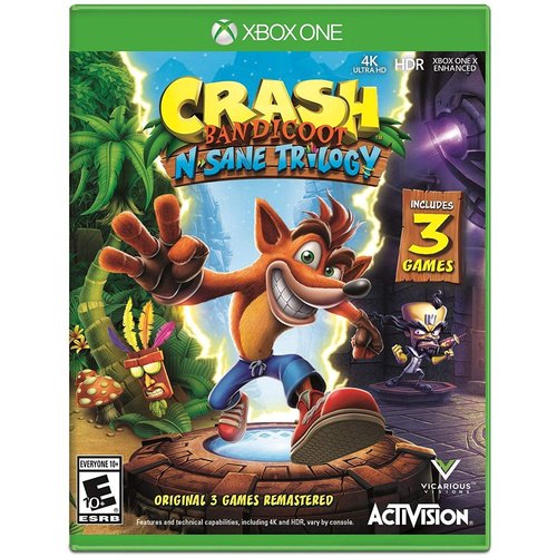 Игра Crash Bandicoot N. Sane Trilogy для Xbox, электронный ключ Аргентина
