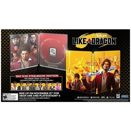 Yakuza: Like a Dragon Day Ichi Steelbook Edition Русская Версия (Xbox One/Series X)