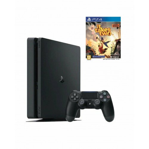 Игровая приставка Sony PlayStation 4 Slim 500 ГБ HDD+Игра It Takes Two для PlayStation 4 (диск)