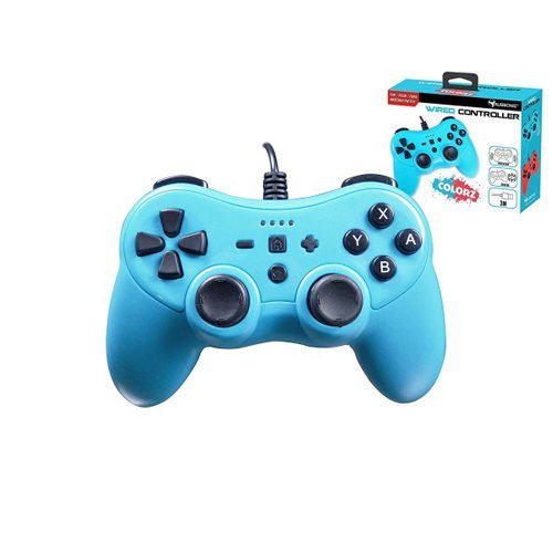 Subsonic Pro-S Blue Colorz Wired Controller For Nintendo Switch