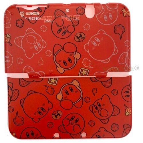 Чехол для Nintendo 3DS XL New 'Kirby' красный защитный с качественным принтом