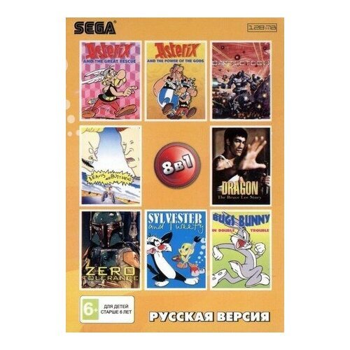 8 в 1: Сборник игр Sega (AA-81002) [Sega, русская версия]
