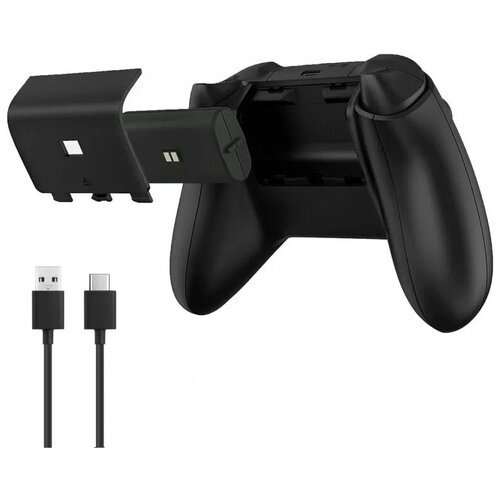 Комплект GTcoupe Play and Charge Kit аккумулятор 1200 мАч + зарядный кабель для геймпада Microsoft XBOX S/X