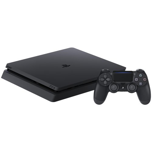 Игровая приставка Sony PlayStation 4 Slim 1000 ГБ HDD, без игр, черный