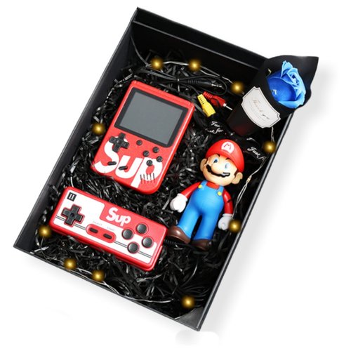 Подарочный набор MyPads M-УХ-51 портативная игровая приставка + Super Mario в подарочной упаковке эксклюзивный и классный подарок мужчине у кото...