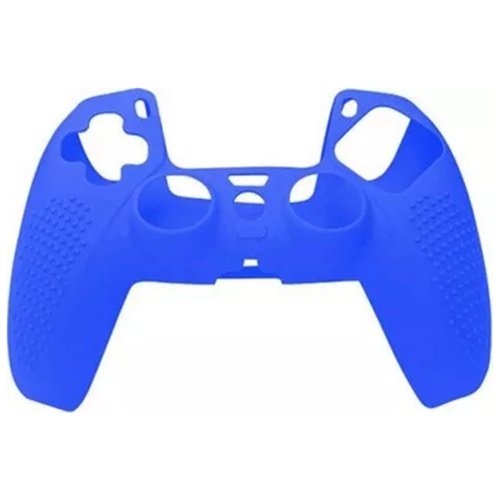Силиконовый защитный чехол для геймпада PS5, силиконовый, синий