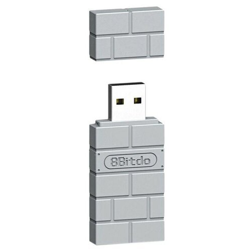 Беспроводной USB-адаптер 8BitDo (серый)