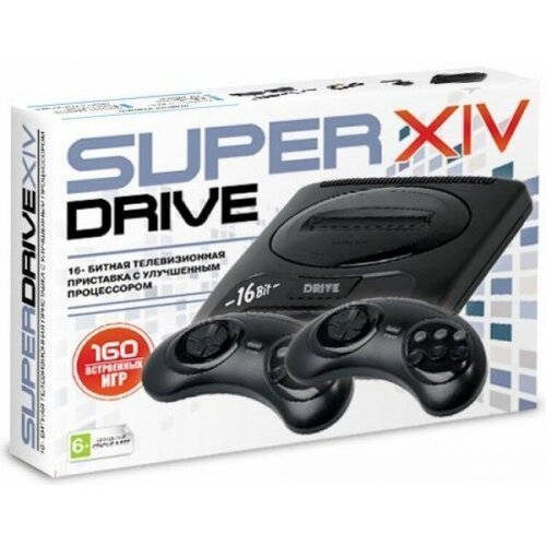 Игровая Приставка Super Drive 14 (160в1) Черная-Классика