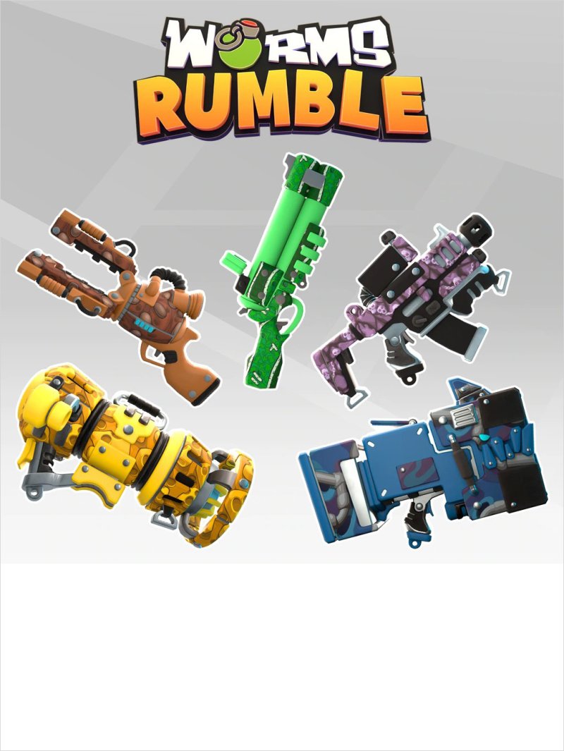 Worms Rumble. Armageddon Weapon Skin Pack. Дополнение [PC, Цифровая версия] (Цифровая версия)