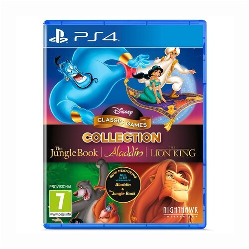 Игра для PS4: Disney Classic Games: Collection - The Jungle Book + Aladdin + The Lion King