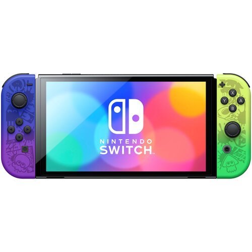 Игровая приставка Nintendo Switch OLED 64 ГБ, без игр, Splatoon 3 Edition