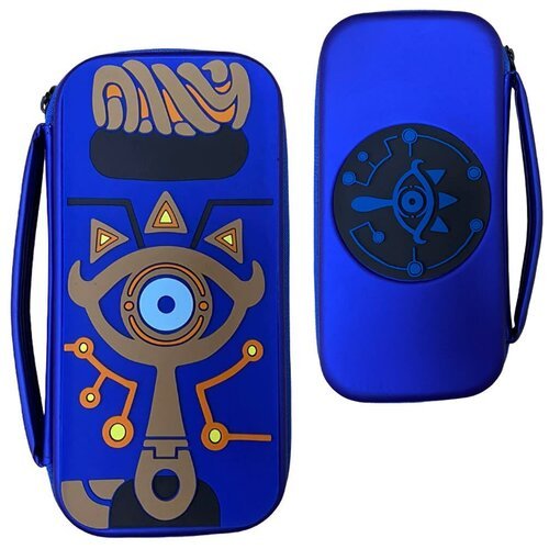 Чехол защитный Carrying Case Zelda Sheikah Eye (Синий) (Switch/Switch OLED)