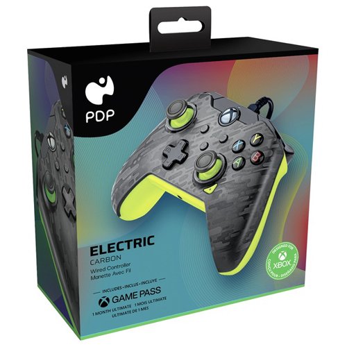 Pdp Electric Carbon Wired Controller – Xbox One/Series X