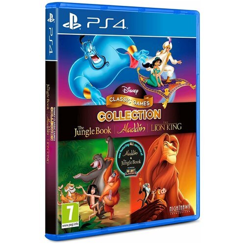 Игра Disney Classic Games The Jungle Book, Aladdin and The Lion King Книга джунглей, Аладдин и Король Лев (PlayStation 4, Английская версия)