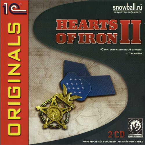 Игра для компьютера: Hearts of Iron II (Jewel диск)