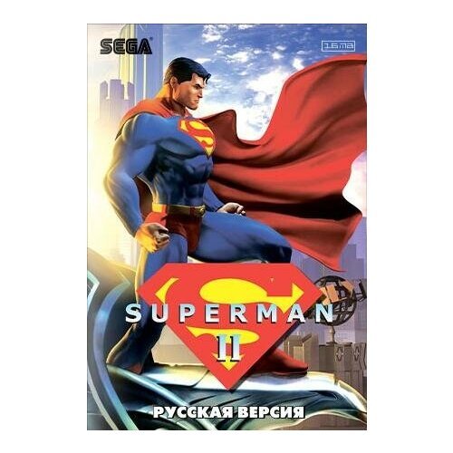 Супермен 2 (Superman 2) The Death and Return of Superman Русская Версия (16 bit)
