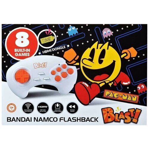 Игровая приставка Bandai Namco Flashback Blast WD3306 (8 в 1) + 8 встроенных игр + геймпад